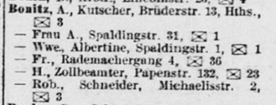 Adressbuch Hamburg 1909
