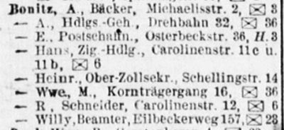 Adressbuch Hamburg 1923