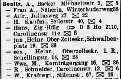 Adressbuch Hamburg 1930