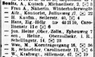 Adressbuch Hamburg 1932