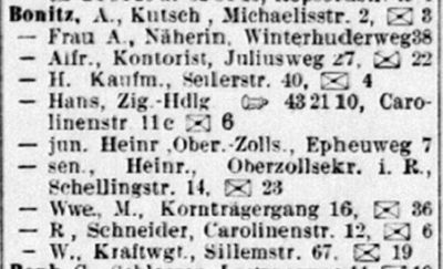 Adressbuch Hamburg 1933