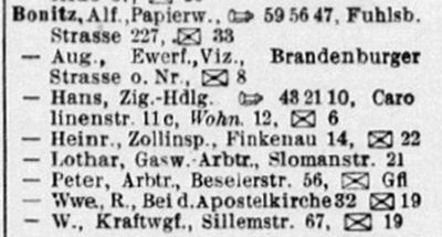 Adressbuch Hamburg 1939