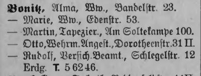 Adressbuch Hannover 1941