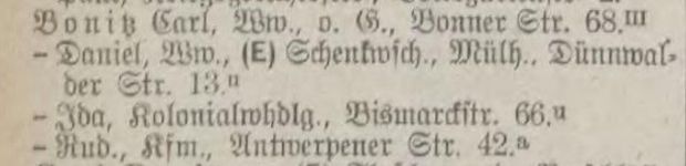 Adressbuch K&ouml;ln 1915