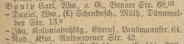 Adressbuch K&ouml;ln 1918