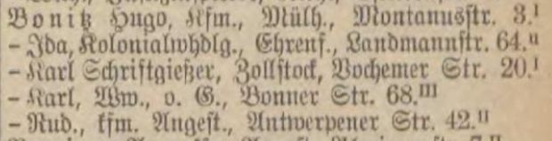 Adressbuch K&ouml;ln 1929