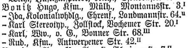 Adressbuch K&ouml;ln 1930