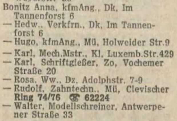 Adressbuch K&ouml;ln 1963