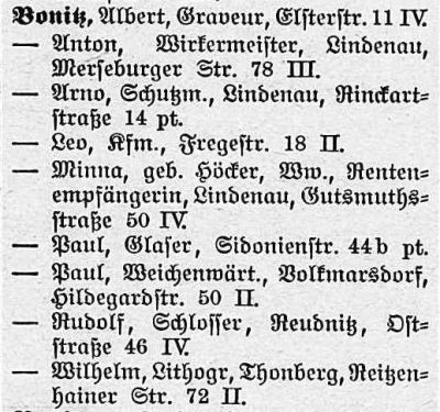 Leipziger Adressbuch 1908