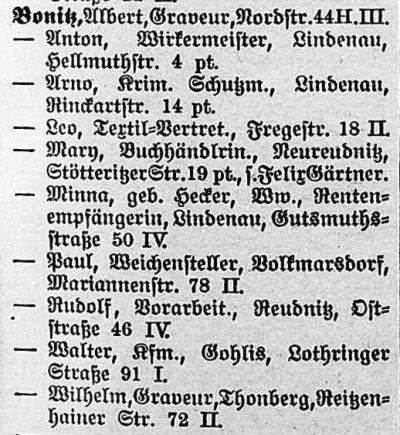 Leipziger Adressbuch 1911