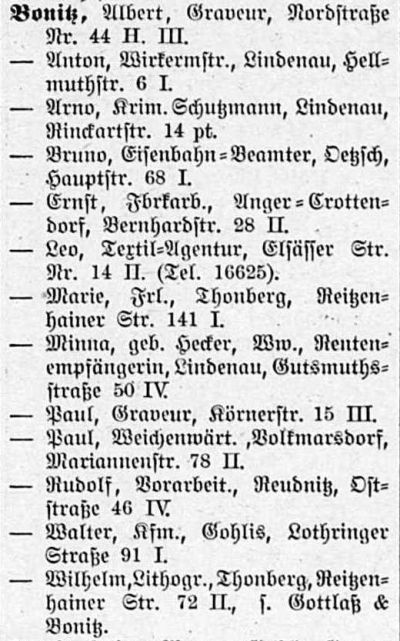 Leipziger Adressbuch 1914