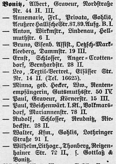 Leipziger Adressbuch 1916