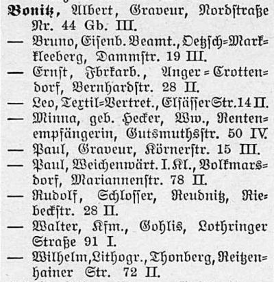 Leipziger Adressbuch 1917