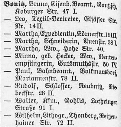 Leipziger Adressbuch 1918