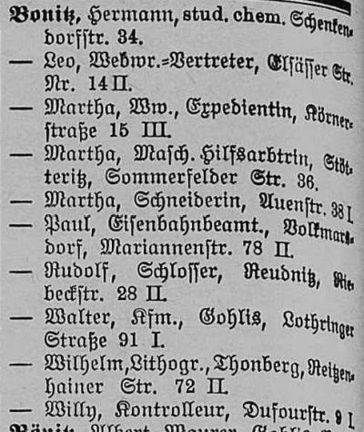 Leipziger Adressbuch 1919