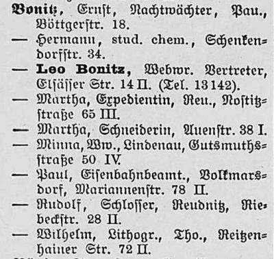 Leipziger Adressbuch 1921