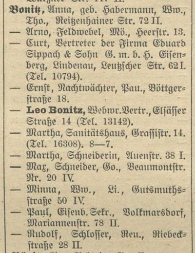 Leipziger Adressbuch 1926