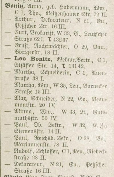 Leipziger Adressbuch 1930