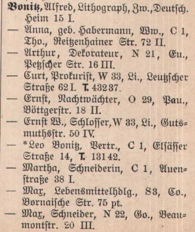 Leipziger Adressbuch 1932