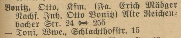 Adressbuch Plauen 1942