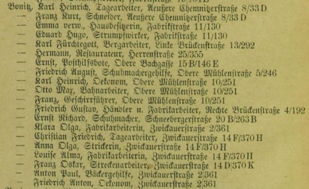 Adressbuch Stollberg 1900