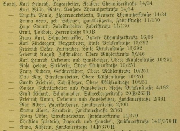 Adressbuch Stollberg 1905