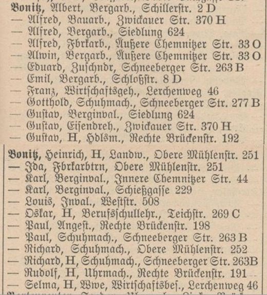 Adressbuch Stollberg 1928