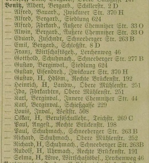 Adressbuch Stollberg 1929