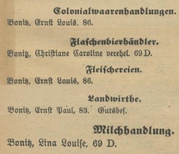 Adressbuch Thalheim 1895
