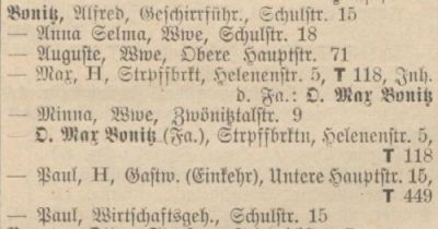 Adressbuch Thalheim 1928