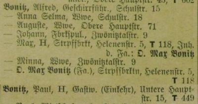 Adressbuch Thalheim 1929