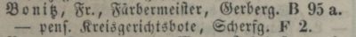 Adressbuch Weimar 1853