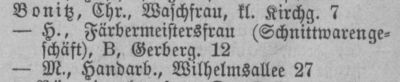 Adressbuch Weimar 1889