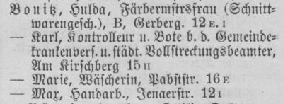 Adressbuch Weimar 1896