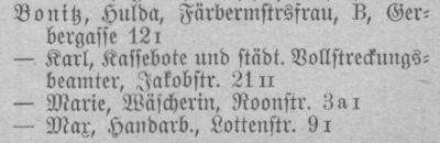 Adressbuch Weimar 1904