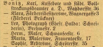 Adressbuch Weimar 1921