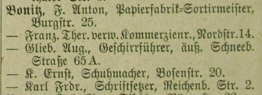Adressbuch Zwickau 1893