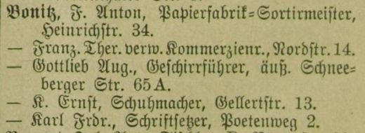 Adressbuch Zwickau 1896