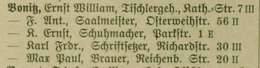 Adressbuch Zwickau 1902