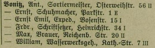 Adressbuch Zwickau 1904