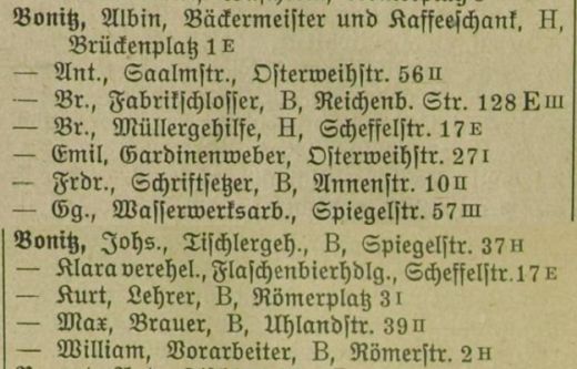 Adressbuch Zwickau 1912