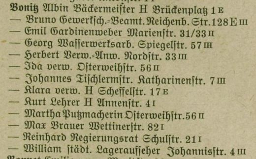 Adressbuch Zwickau 1925