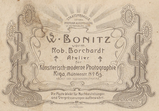 Firmenmarke W. Bonitz, Riga